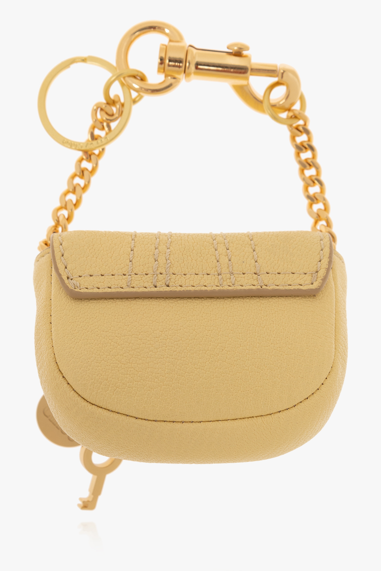 【Chloe】Key Phone Pouch/追跡+関税+全国送料込み top with floral motif see by chloe top - Yellow Keyring with